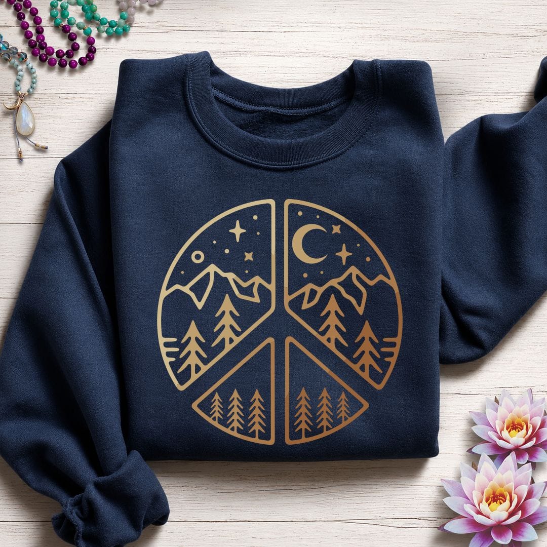 Peaceful Nature Sweatshirt Navy