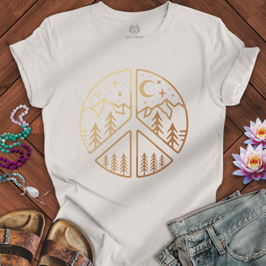 Peaceful Nature Tee Vintage White