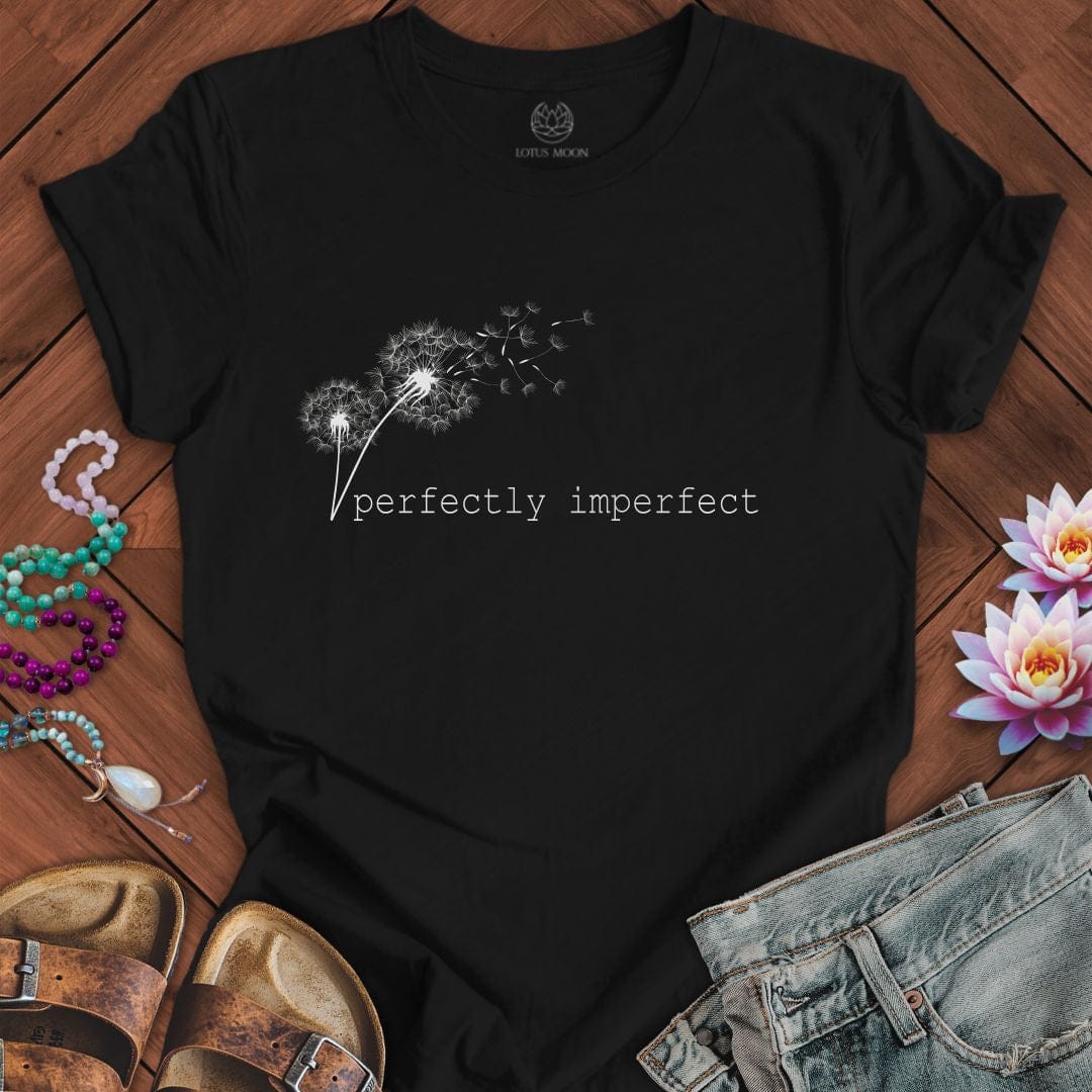 Perfectly Imperfect Dandelion Tee Black Heather