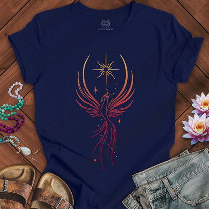 Printify T-Shirt Phoenix Rising Tee Navy / S