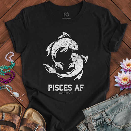 Pisces AF Tee Solid Black Blend
