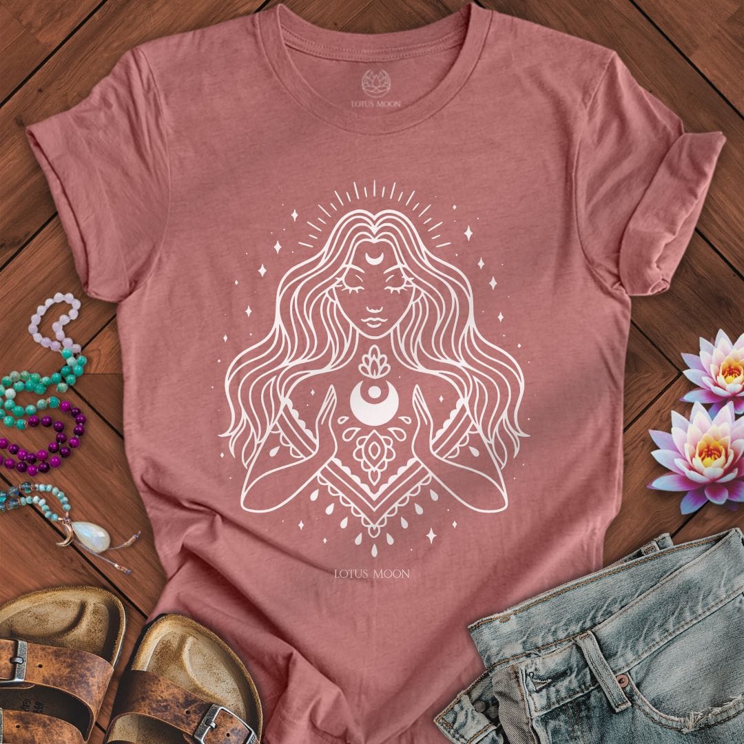 Priestess Tee Heather Mauve