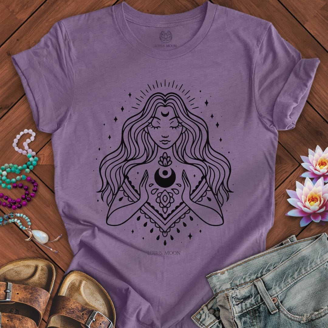 Priestess Tee Heather Purple
