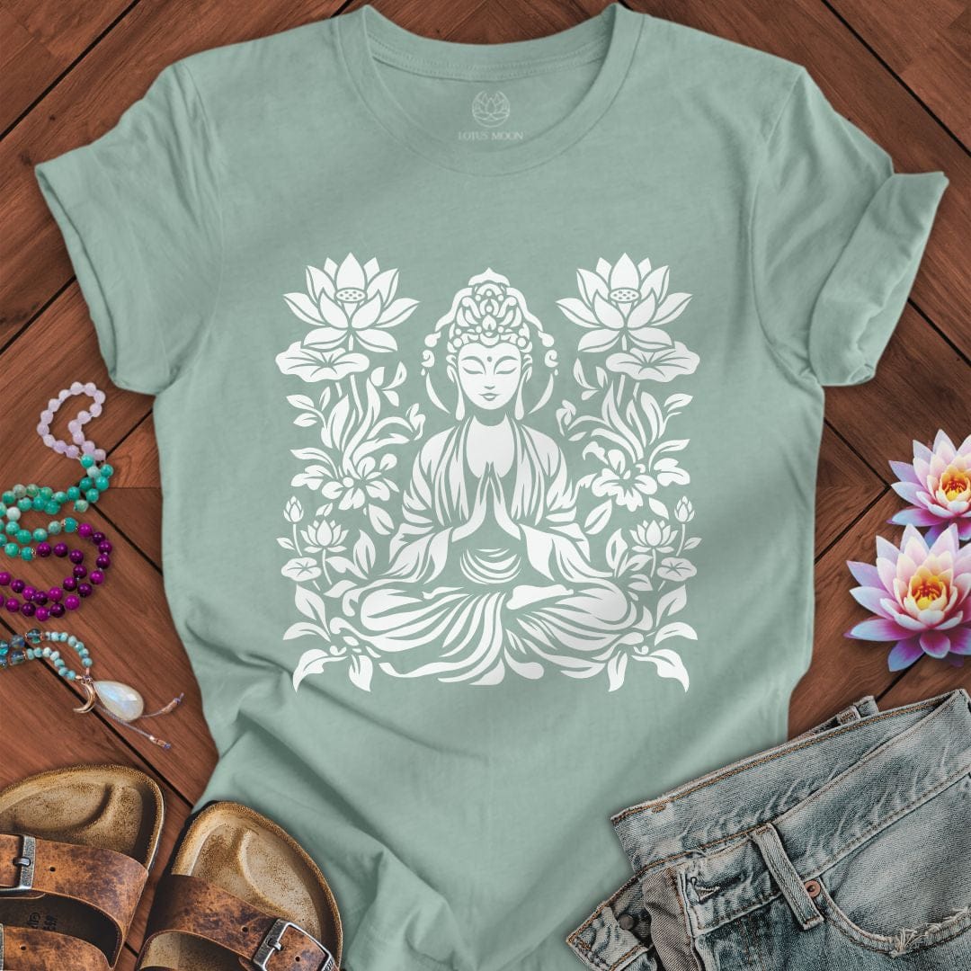 Quan Yin Tee Dusty Blue