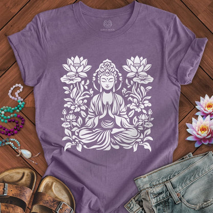 Quan Yin Tee Heather Purple