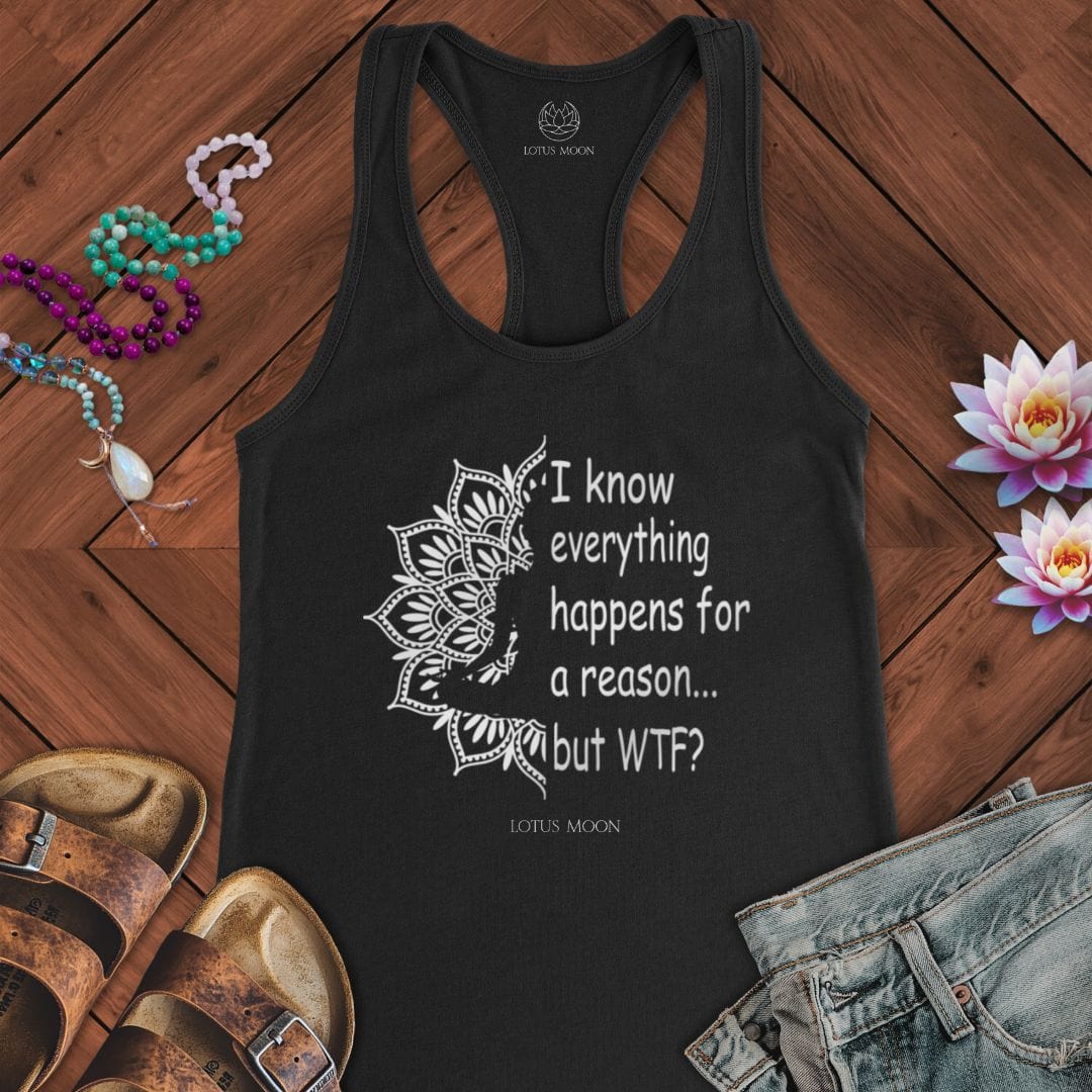 Questioning Fate Tank Solid Black