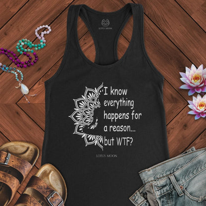 Questioning Fate Tank Solid Black