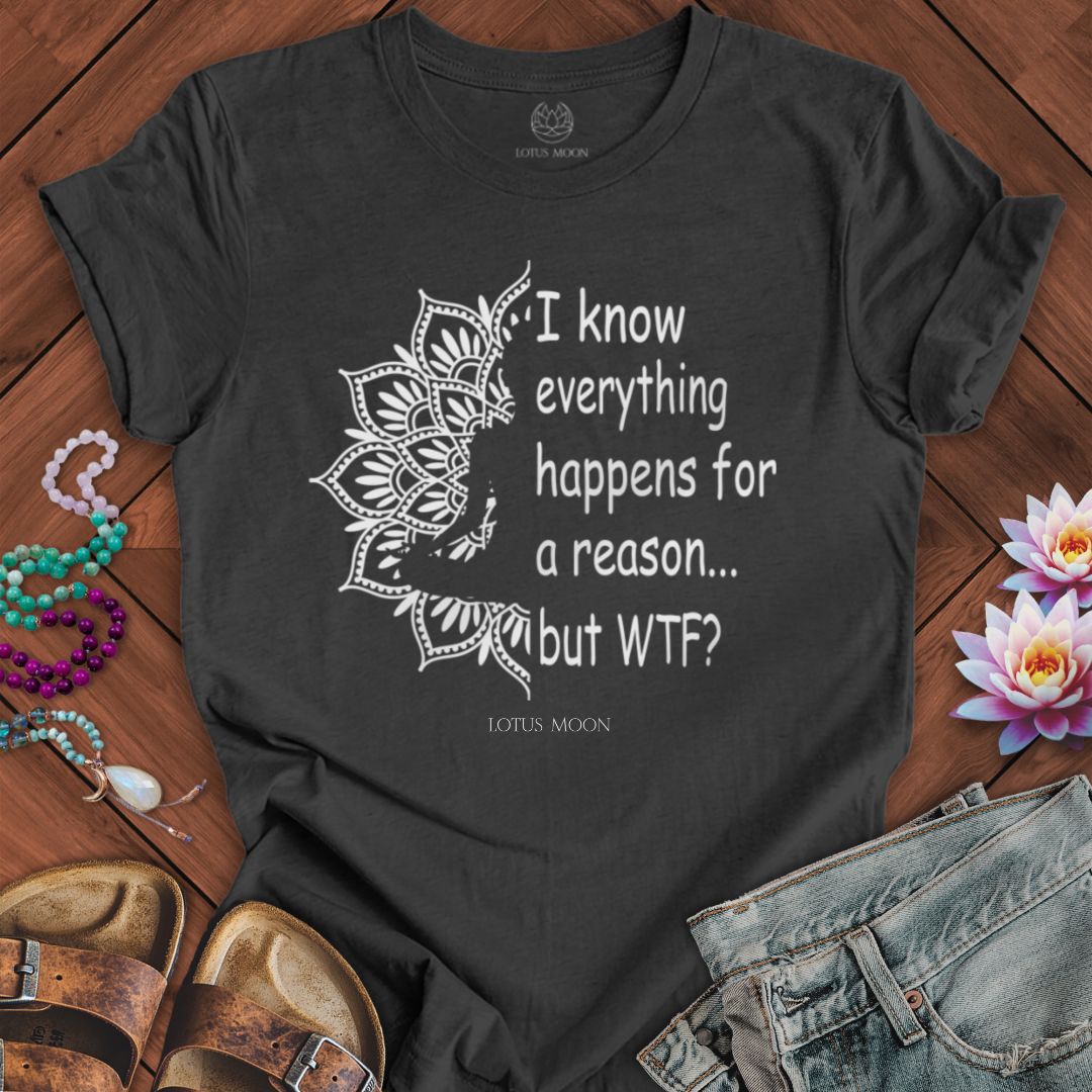 Questioning Fate Tee Dark Grey Heather