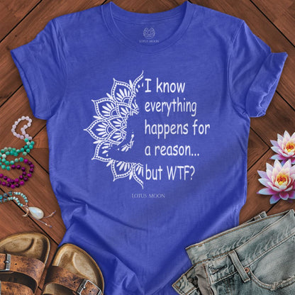 Questioning Fate Tee Heather True Royal