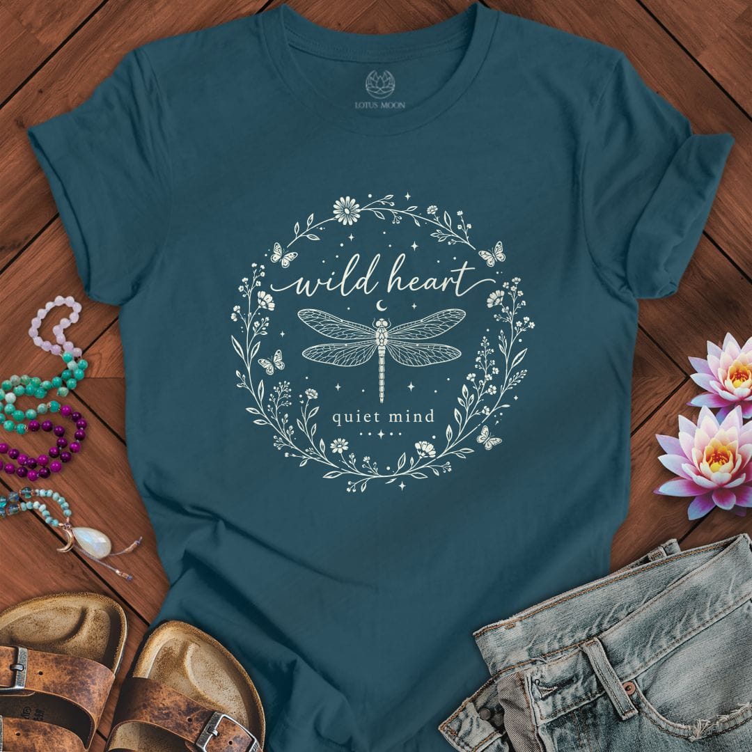 Quiet Wild Tee Deep Teal