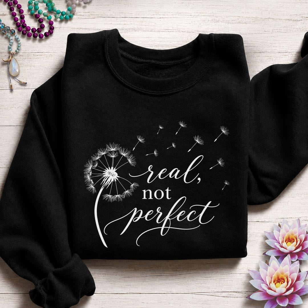 Real Not Perfect Sweatshirt Black