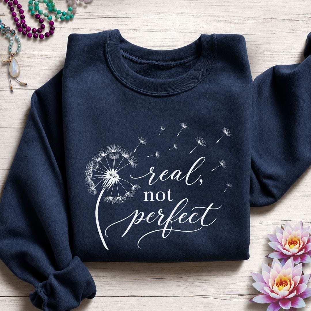 Real Not Perfect Sweatshirt Navy