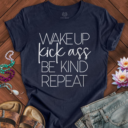 Printify T-Shirt Repeat Tee Heather Midnight Navy / S
