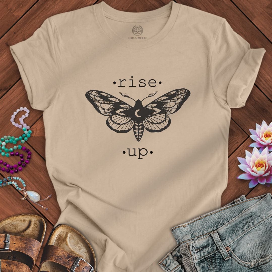 Rise Up Tee Tan