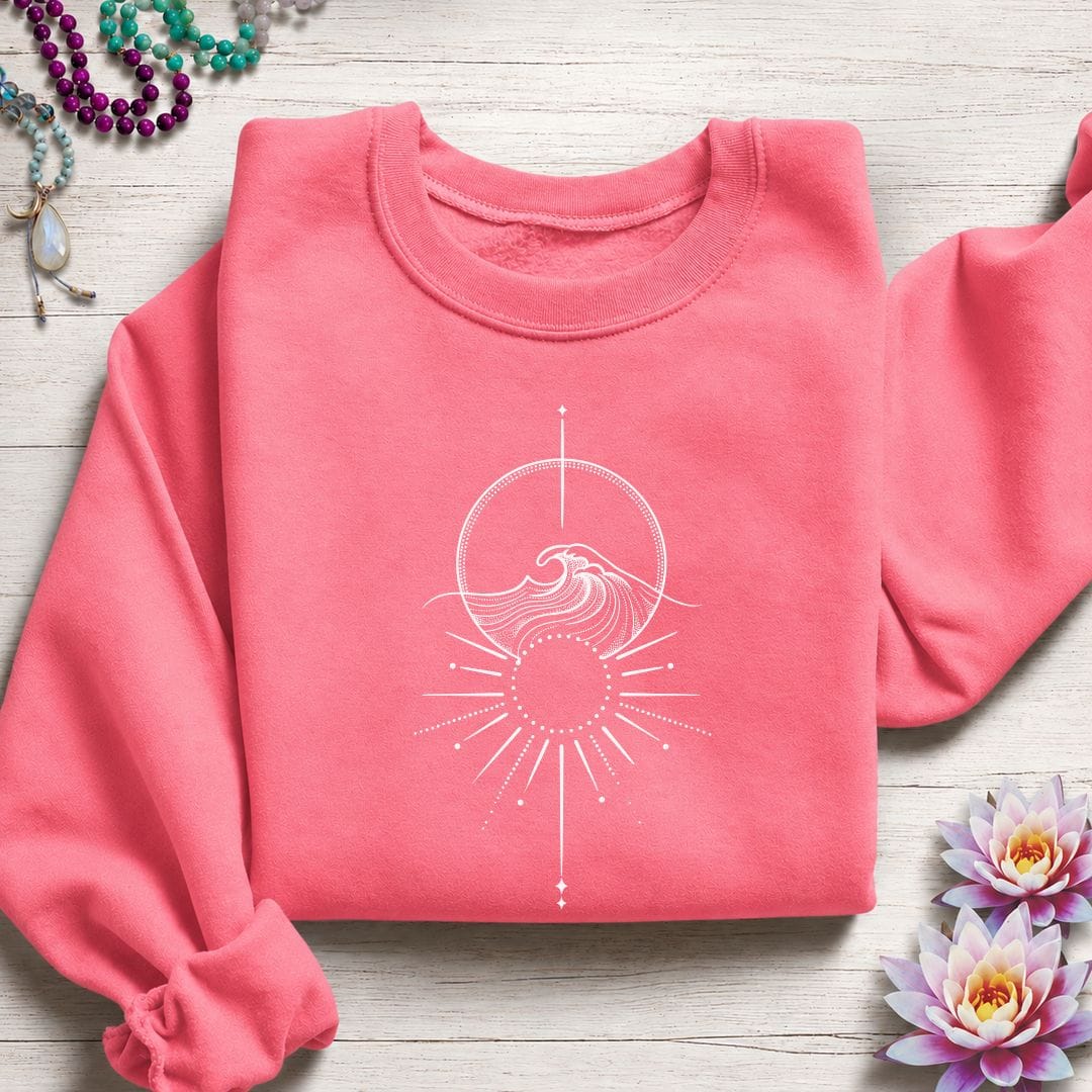 Rising Tide Sweatshirt Safety Pink
