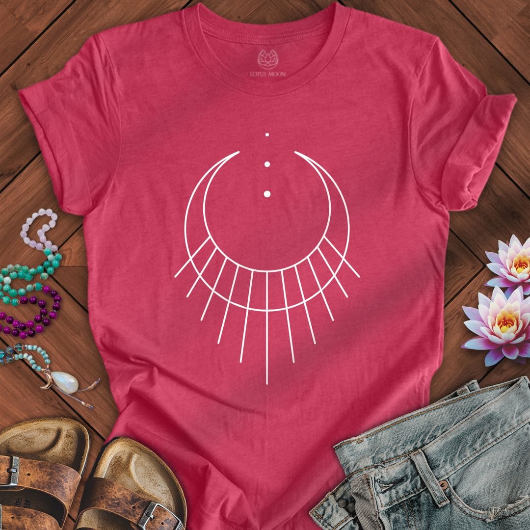 Printify T-Shirt Rising Woman Tee Heather Raspberry / S