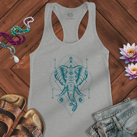 Sacred Elephant Tank Heather Grey