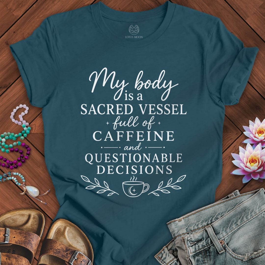 Printify T-Shirt Sacred Vessel Tee Deep Teal / S