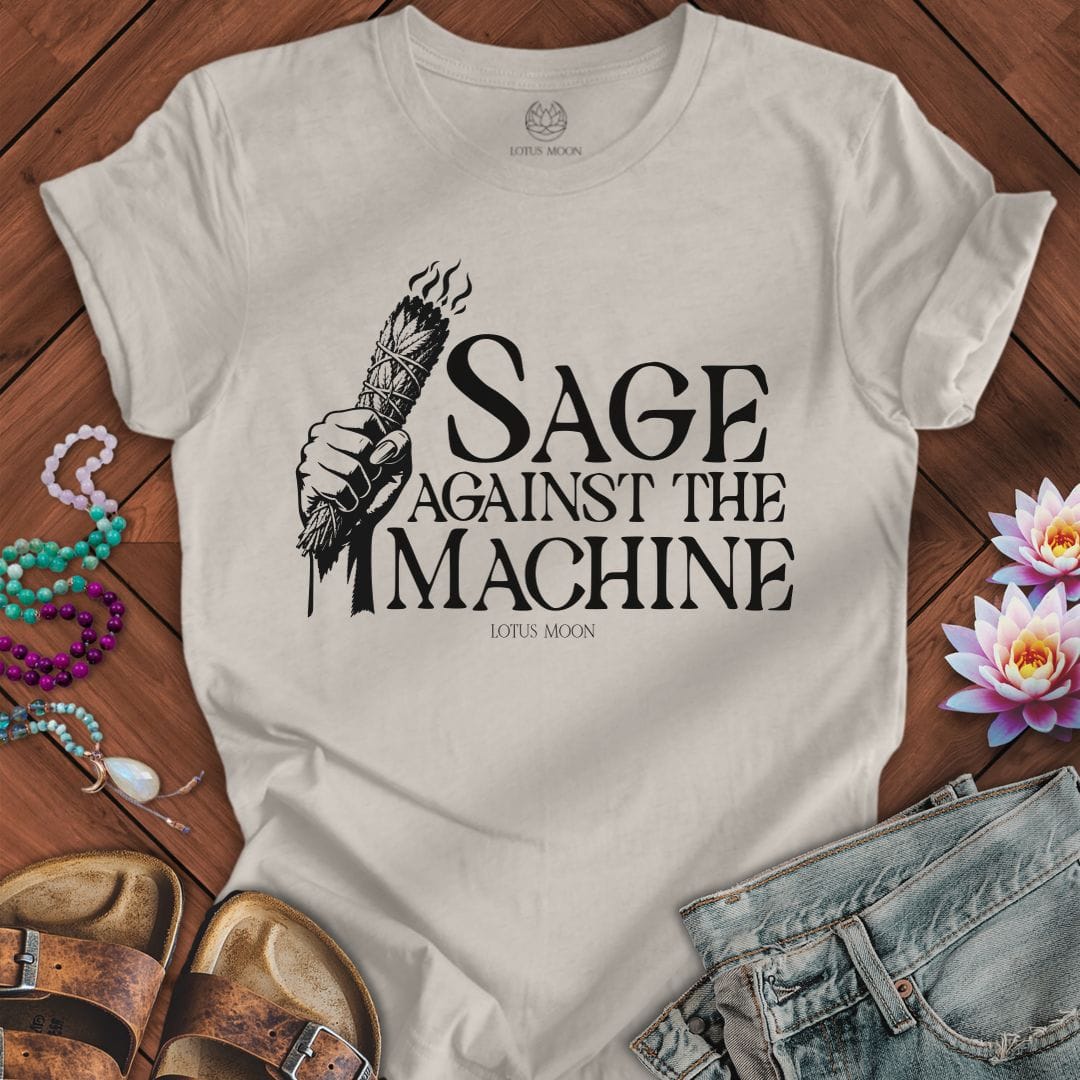 Printify T-Shirt Sage Against The Machine Tee Heather Dust / S