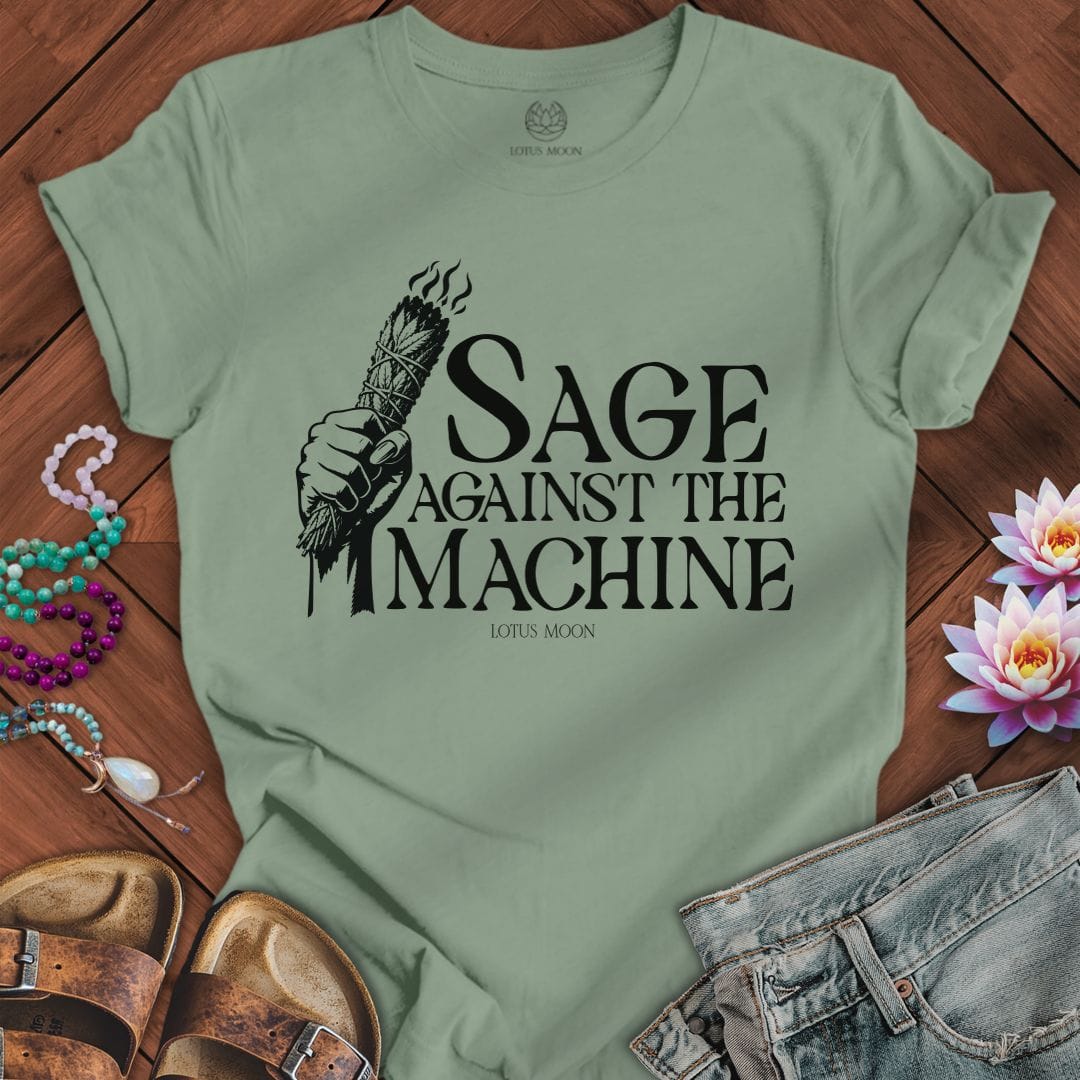 Printify T-Shirt Sage Against The Machine Tee Sage / S