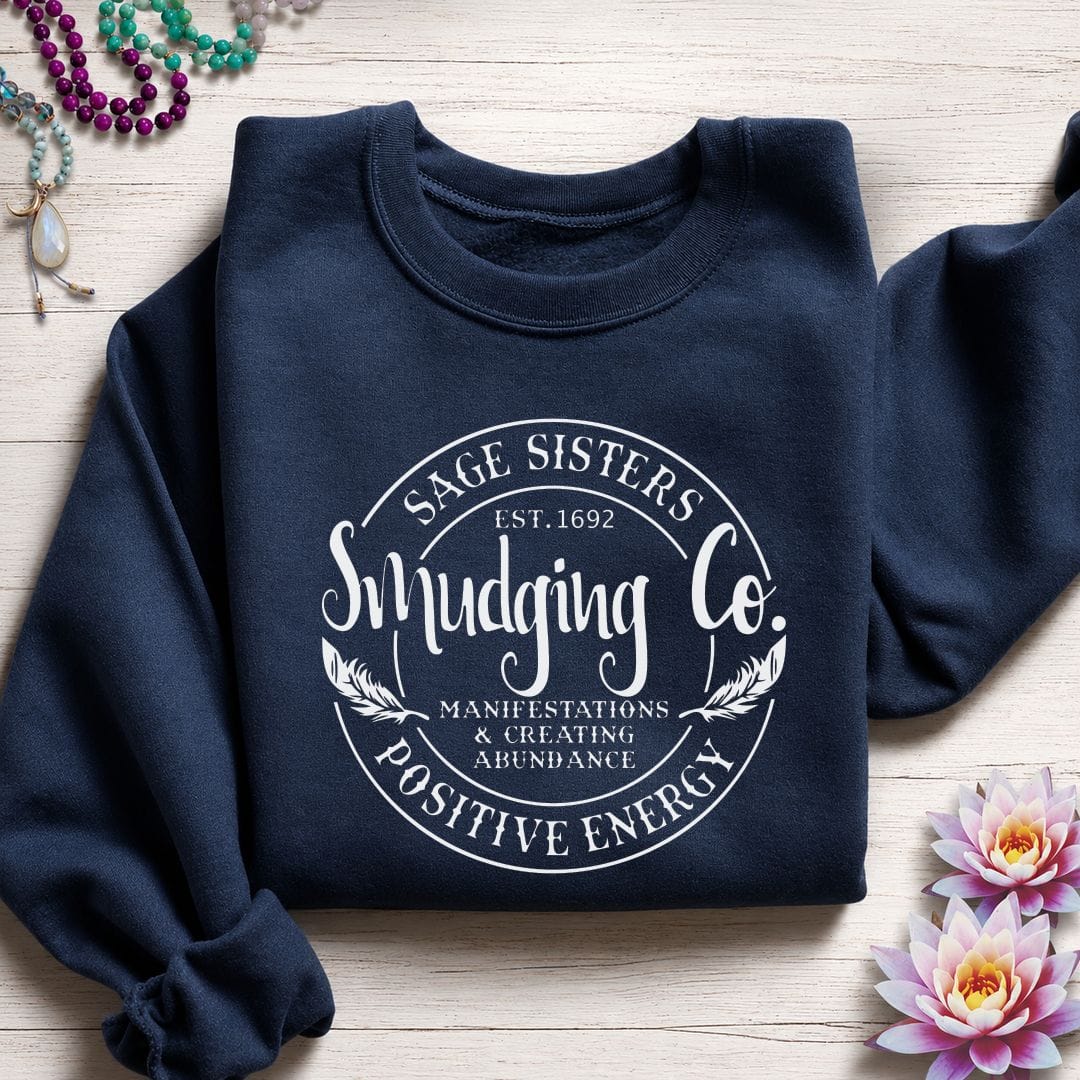 Printify Sweatshirt Sage Sisters Sweatshirt Navy / S