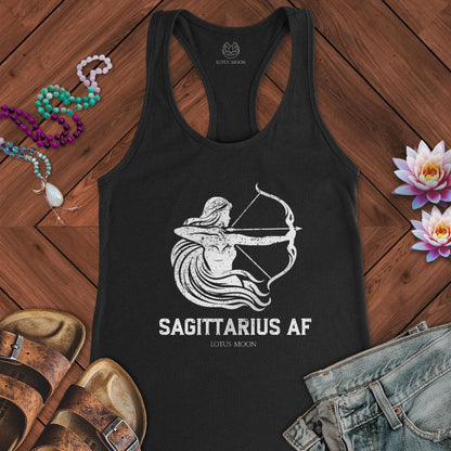 Sagittarius AF Tank Solid Black