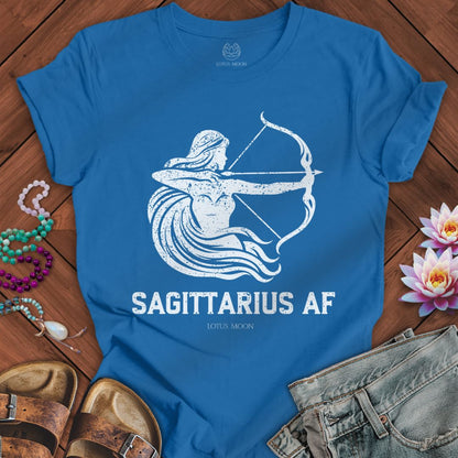 Sagittarius AF Tee Columbia Blue