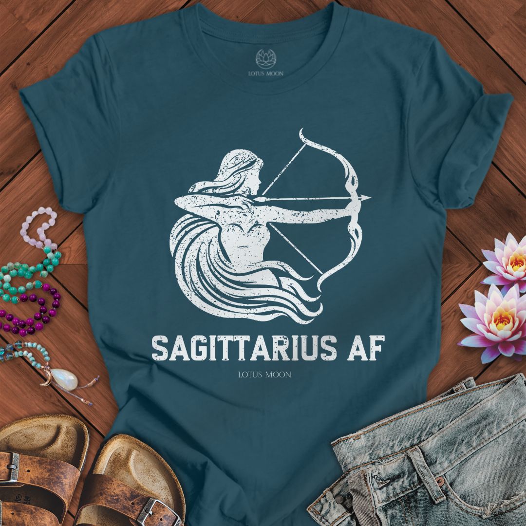 Sagittarius AF Tee Deep Teal