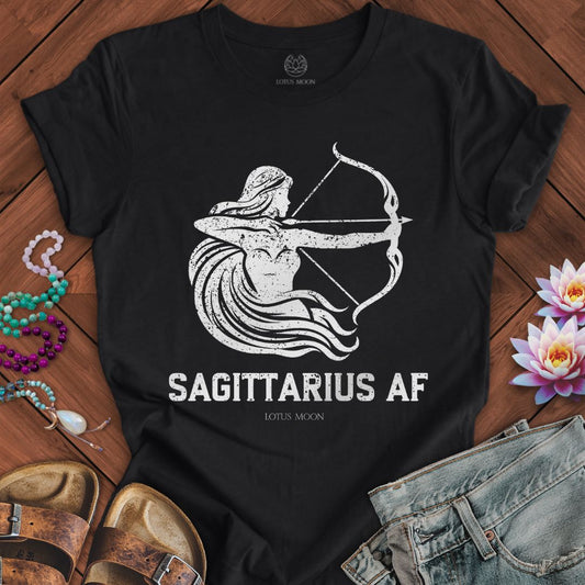 Sagittarius AF Tee Solid Black Blend