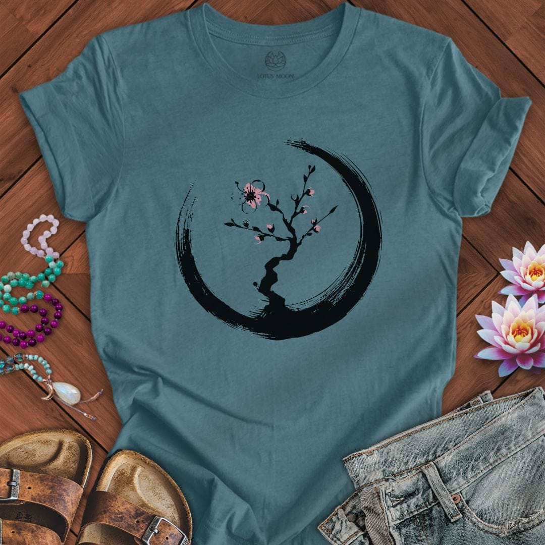Sakura Enso Tee Heather Deep Teal
