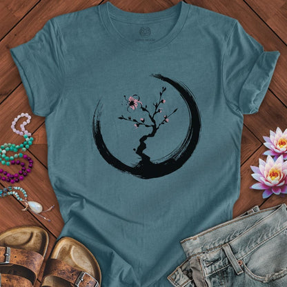 Sakura Enso Tee Heather Deep Teal