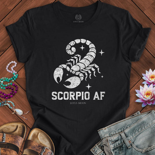 Scorpio AF Tee Solid Black Blend