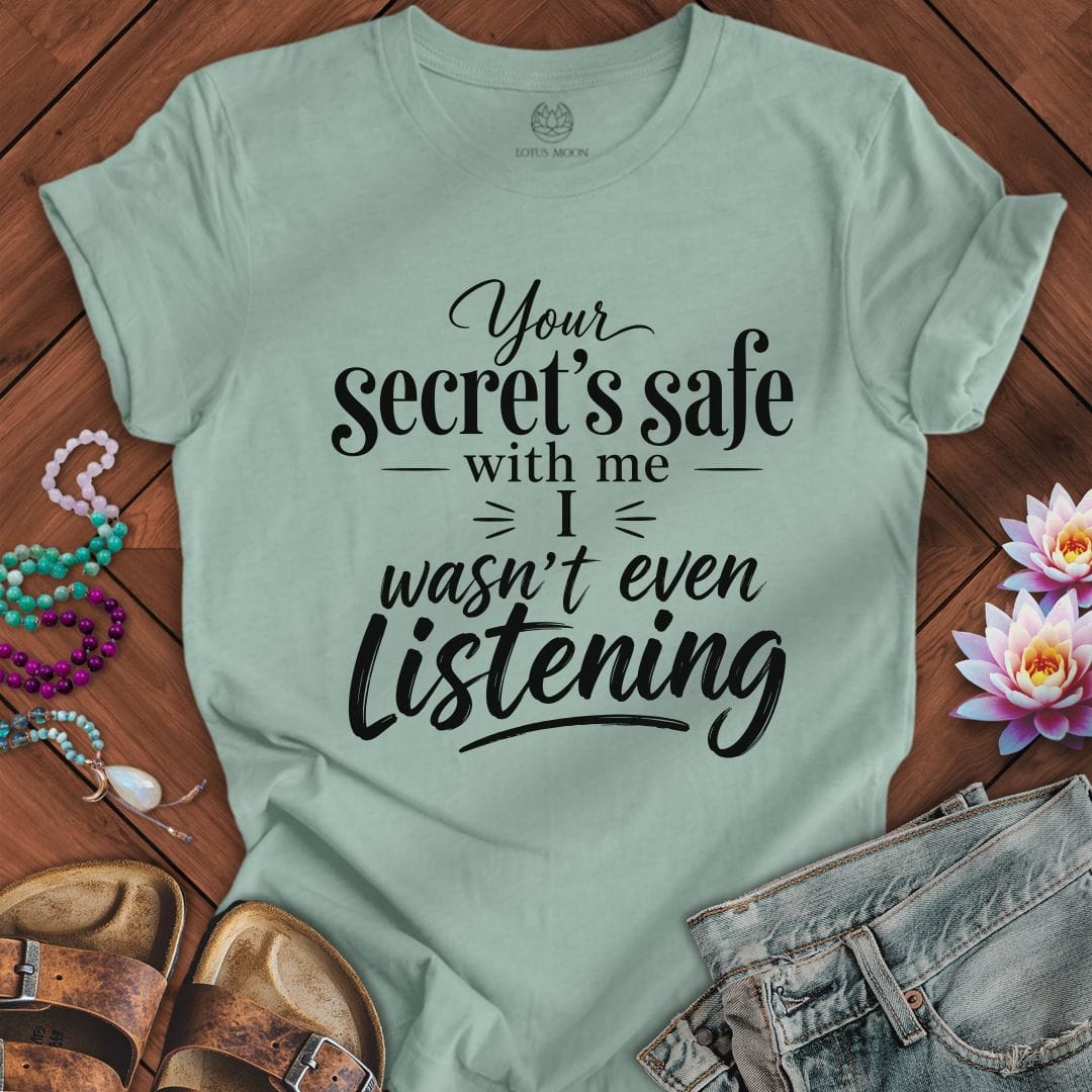 Secret's Safe Tee Dusty Blue