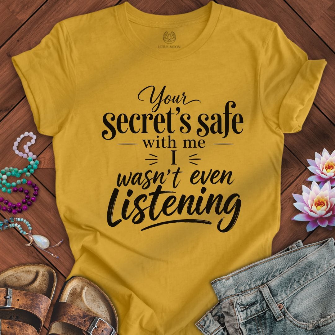Secret's Safe Tee Heather Mustard