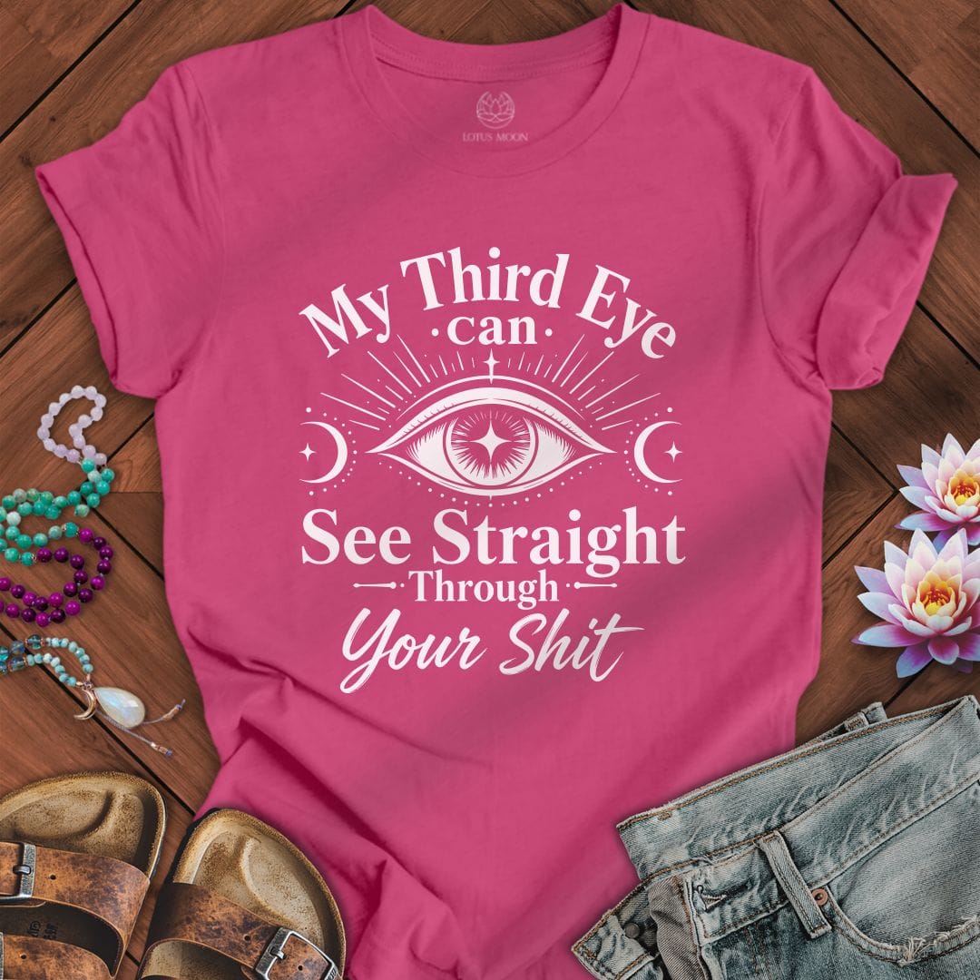 See Straight Through Tee Berry