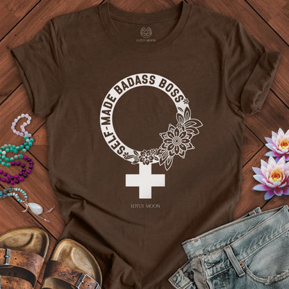 Self-Made Tee Heather Brown