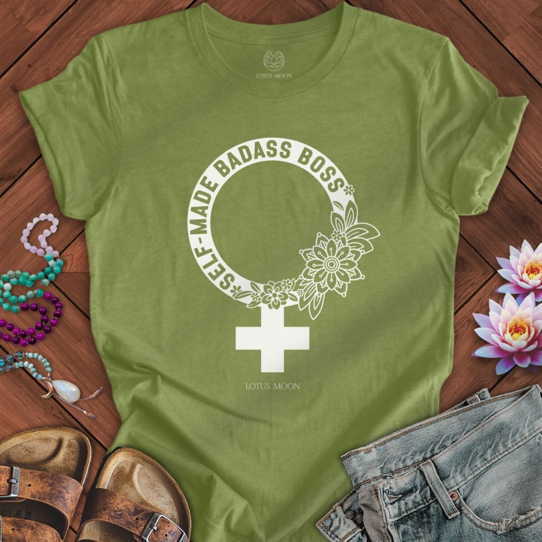 Self-Made Tee Heather Green
