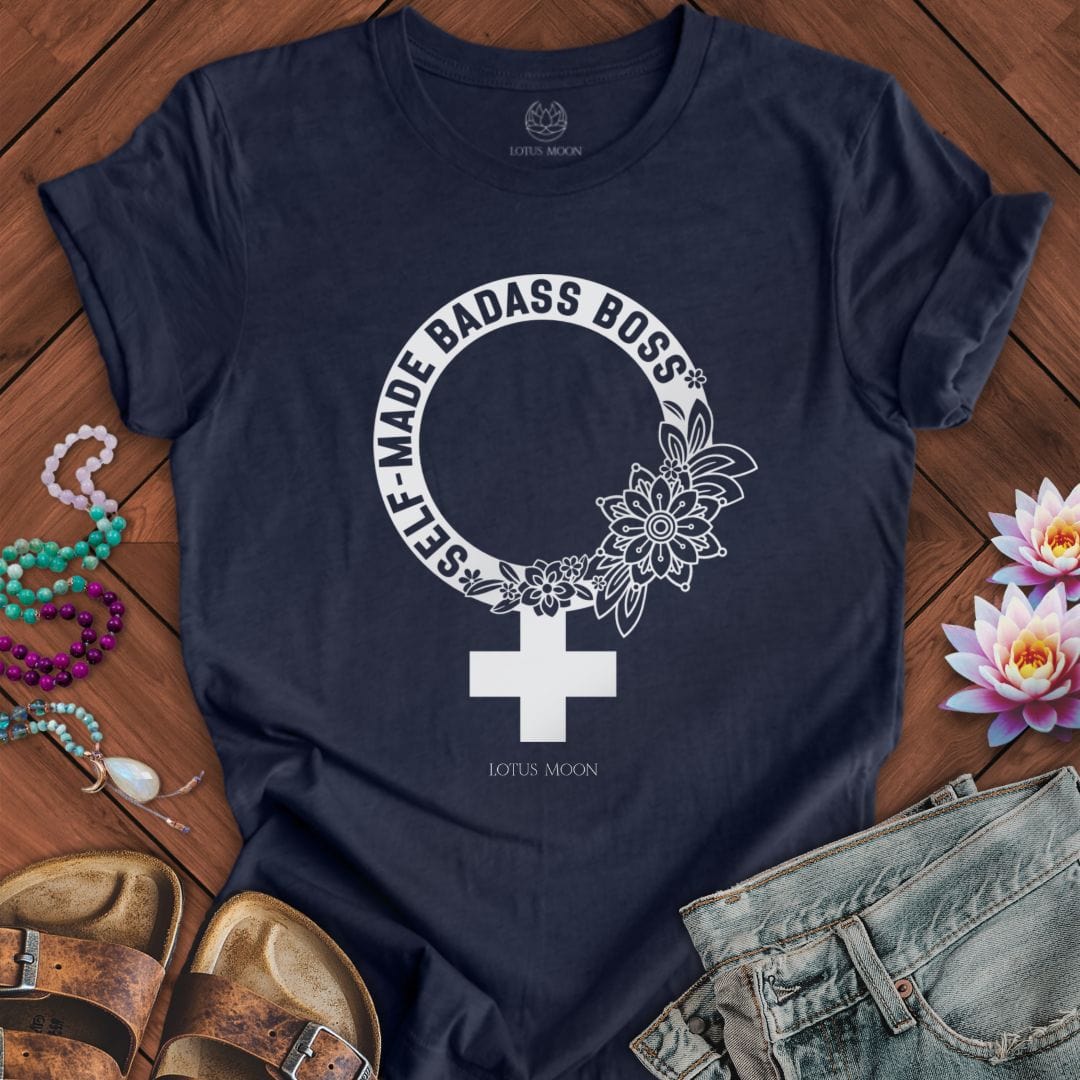 Self-Made Tee Heather Midnight Navy