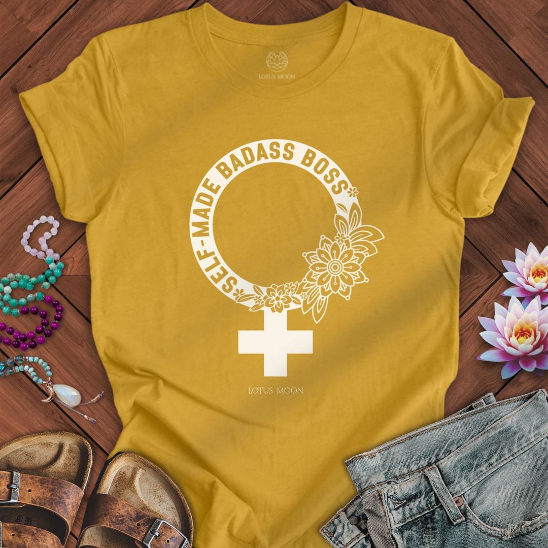 Self-Made Tee Heather Mustard