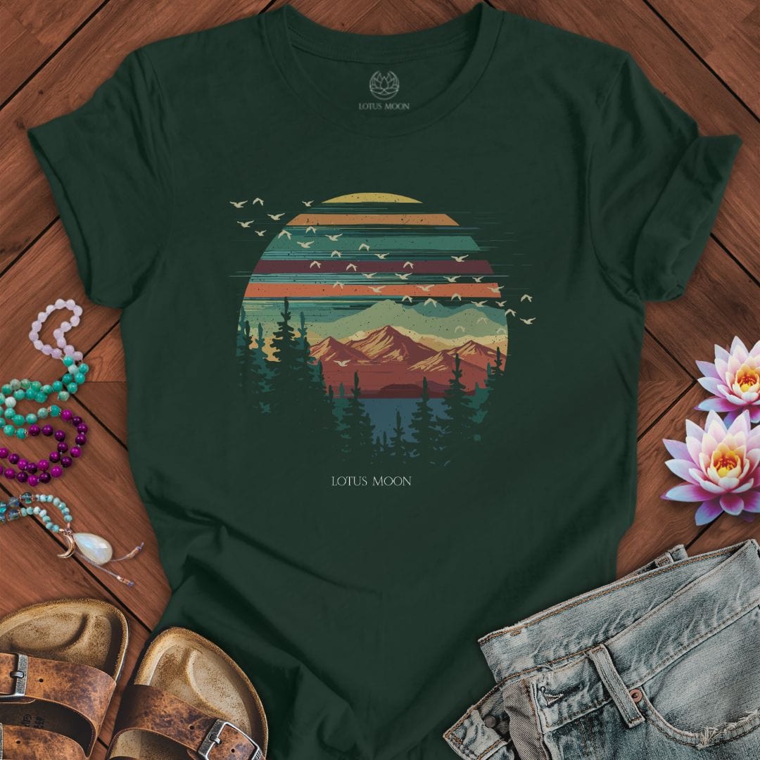 Serene Landscape Tee Forest