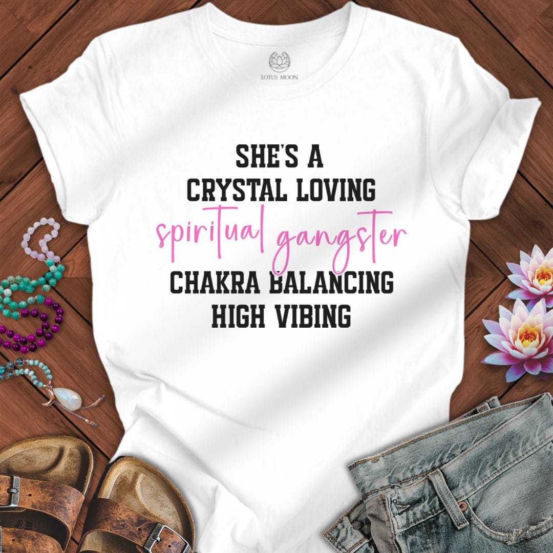 She's a Gangster Tee White