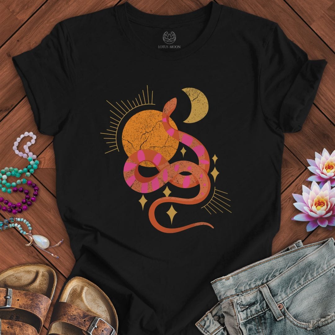 Solar Serpent Tee Black Heather