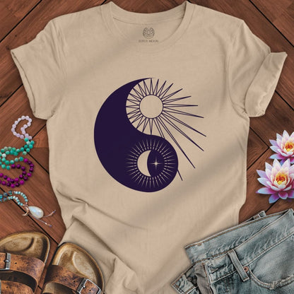 Solar Yin Yang Tee Tan