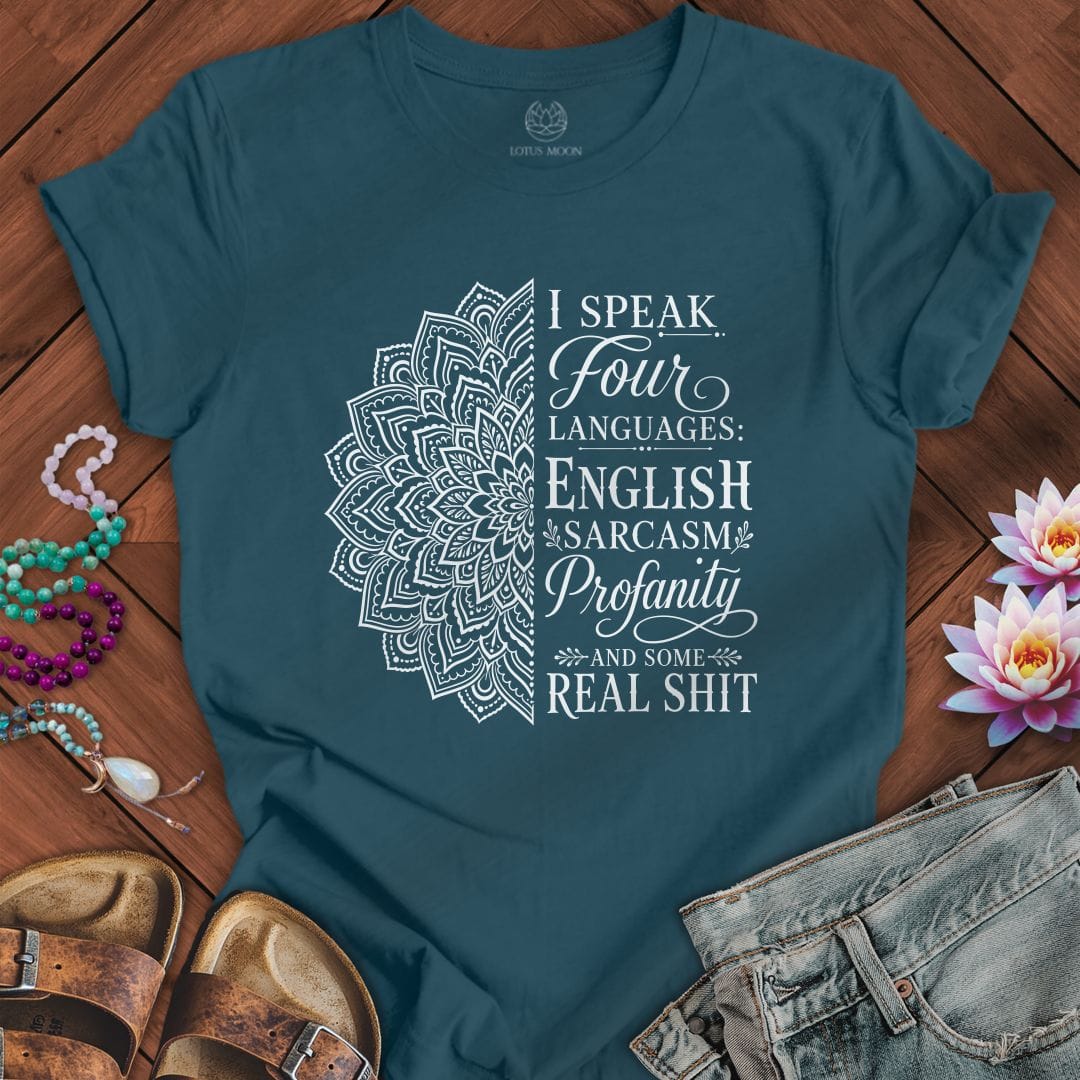 Printify T-Shirt Some Real Shit Tee Deep Teal / S