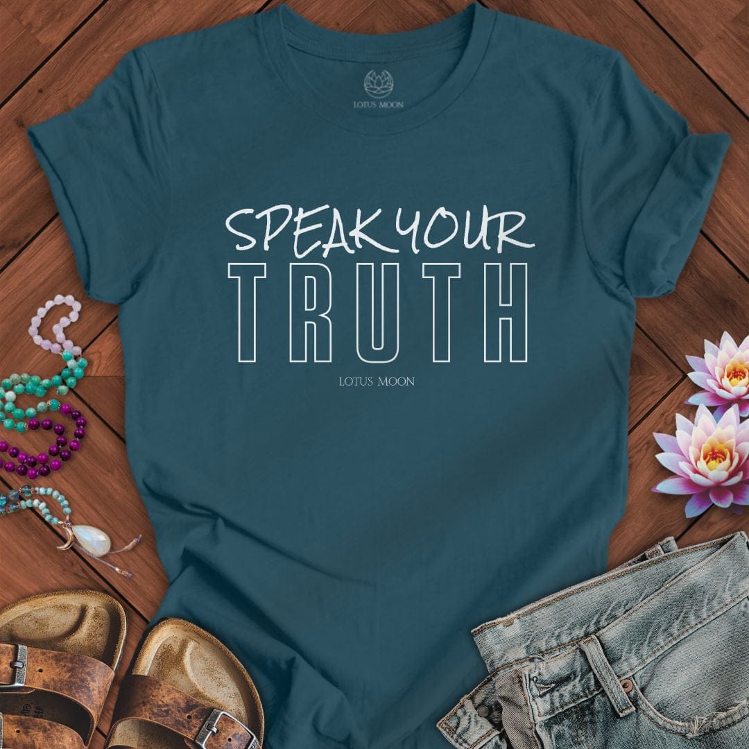 Speak Your Truth Tee Deep Teal