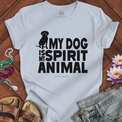 Spirit Dog Tee Light Blue