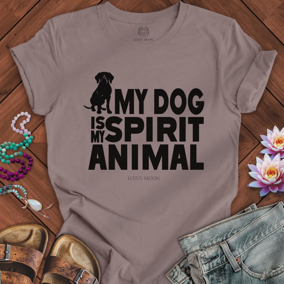Spirit Dog Tee Pebble Brown
