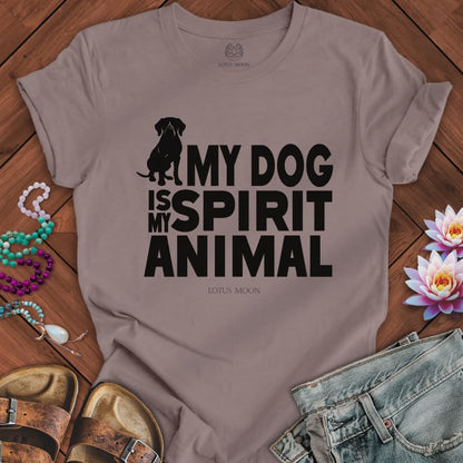 Spirit Dog Tee Pebble Brown