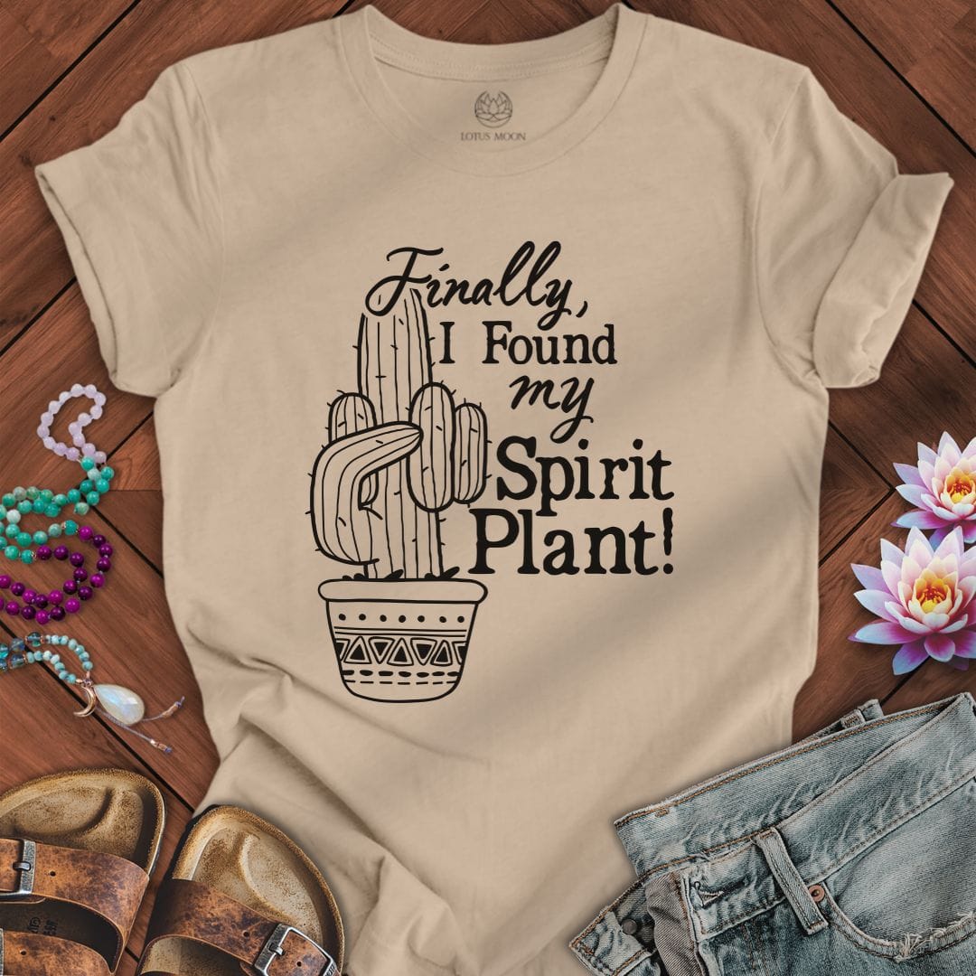 Spirit Plant Tee Tan