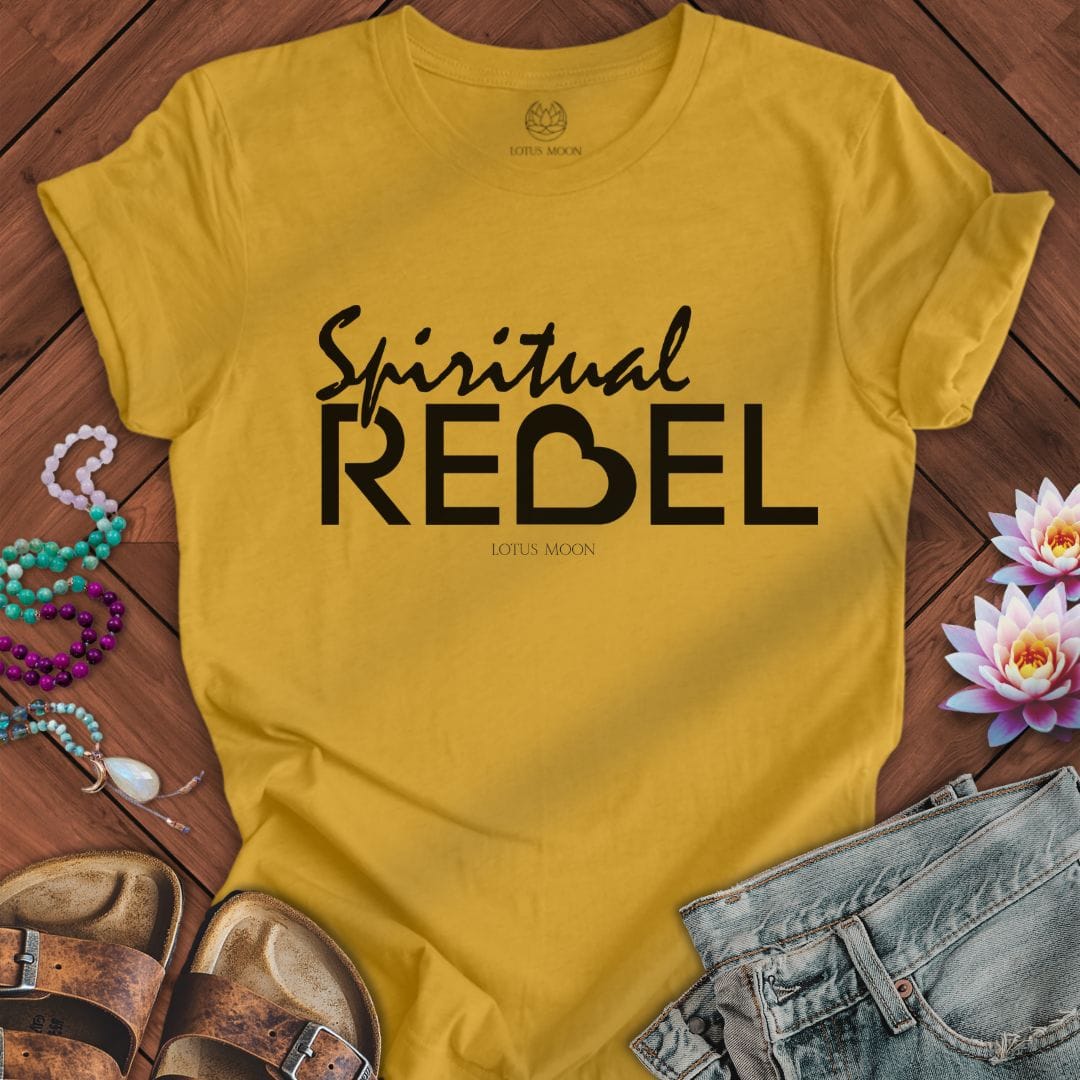 Spiritual Rebel Tee Heather Mustard